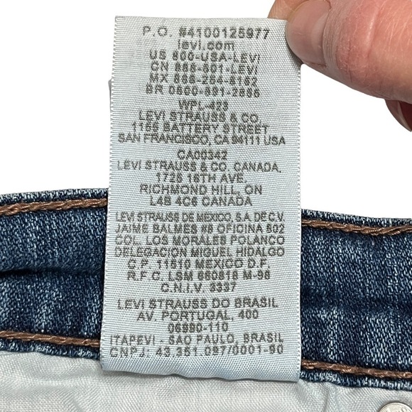 Levi’s 515 Women’s Bootcut Medium Wash Jeans w/ Embellished Pockets Size 10 L/C - Picture 10 of 13